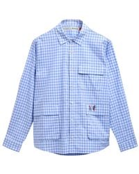 Barbour - X Paul Smith Overhemd Met Geborduurd Detail En Gingham-Ruit - Lyst
