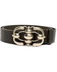 Isabel Marant - Croc-Effect Belt - Lyst