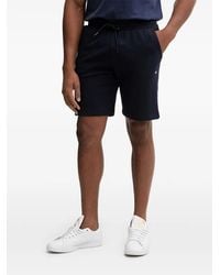 Napapijri - Nalis Logo-Embroidered Track Shorts - Lyst