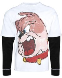 SAINTWOODS - Spike-print Cotton T-shirt - Lyst