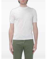 Brooksfield - Short-Sleeve Linen T-Shirt - Lyst