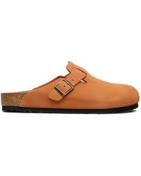 Birkenstock - Boston Suede Slippers - Lyst