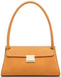 Ami Paris - Small Mimi Nubuck Leather Shoulder Bag - Lyst