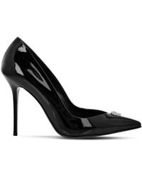 Philipp Plein - 105Mm Pointed-Toe Leather Pumps - Lyst