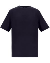 Herno - Logo-Embroidered Wool T-Shirt - Lyst