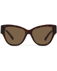 Dolce & Gabbana - Tortoiseshell-Effect Butterfly-Frame Sunglasses - Lyst