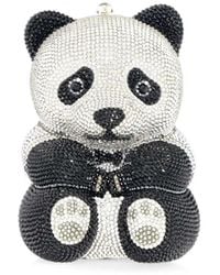 Judith Leiber - Teddy Bear Ling Crystal-Embellished Panda Mini Bag - Lyst