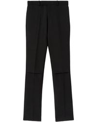 Jil Sander - Slim-fit Tailored Wool Trousers - Lyst