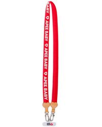 AAPE BY A BATHING AP - Logo-Embroidered Phone Lanyard - Lyst