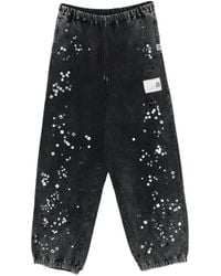 Maison Mihara Yasuhiro - Pantalones de chándal con apliques y cordones - Lyst