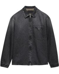Prada - Denim Shirt - Lyst