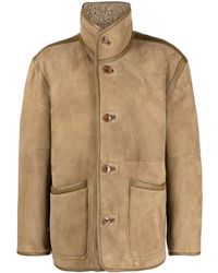 Lemaire - Wendbare Jacke Aus Shearling - Lyst