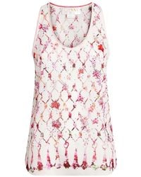 Genny - Floral Print Vest Top - Lyst