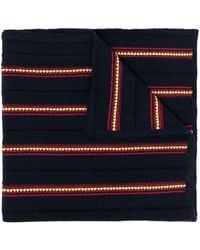 Barrie - Striped Knitted Scarf - Lyst