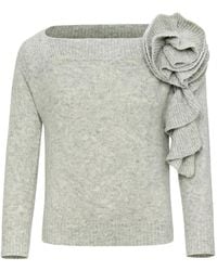 Hellessy - Odin Rosette-Detail Sweater - Lyst
