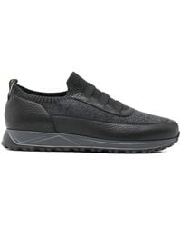 Doucal's - Leather-Panel Sneakers - Lyst