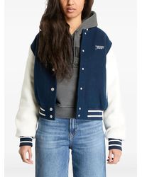 Tommy Hilfiger - Giacca Con Logo Ricamato - Lyst