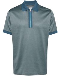 Paul Smith - Half-zip Fastening Polo Shirt - Lyst