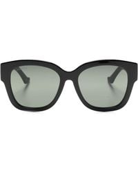 Gucci - Double G Square-frame Sunglasses - Lyst