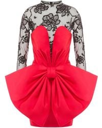 Moschino - Punk Couture Bow-Detail Minidress - Lyst