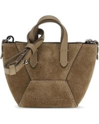 Brunello Cucinelli - Bc Duo Suede Mini Bag - Lyst