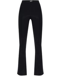 Off-White c/o Virgil Abloh - Split-Hem Flared Trousers - Lyst