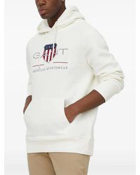 GANT - Archive Shield Hoodie - Lyst