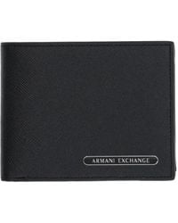 ARMANI EXCHANGE - Logo-Plaque Wallet - Lyst