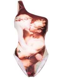 Vivienne Westwood - The Kiss One-shoulder Swimsuit - Lyst