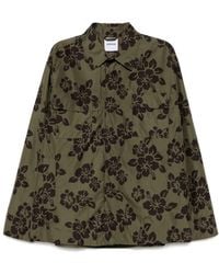 Aspesi - Hibiscus-Print Lightweight Jacket - Lyst