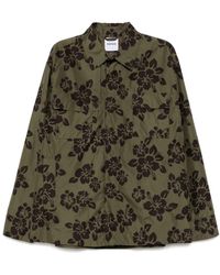 Aspesi - Leichte Jacke Mit Hibiskus-Print - Lyst