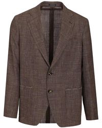 Al Duca d'Aosta - Prince Of Wales-Check Blazer - Lyst