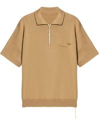 Fortela - Laight Zip Front-Pocket Polo Shirt - Lyst