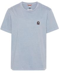 Parajumpers - Katoenen T-shirt Met Logo-applicatie - Lyst