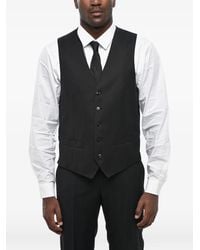 Corneliani - Chaleco Con Cuello En V Y Bolsillo Con Ribete - Lyst