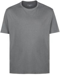 Officine Generale - Crew-neck Lyocell-cotton T-shirt - Lyst
