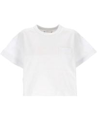 Sacai - Chest-Pocket T-Shirt - Lyst