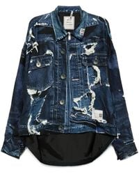 Maison Mihara Yasuhiro - T.A.Trompe L'Oeil Denim Jacket - Lyst
