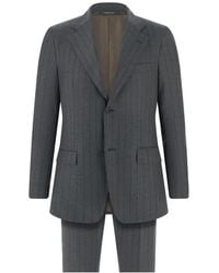 BOGGI - Pinstripe Wool Suit - Lyst