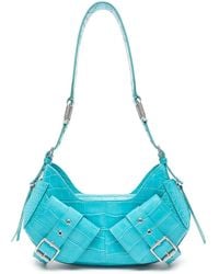 BIASIA - Y2K Crocodile-Embossed Shoulder Bag - Lyst