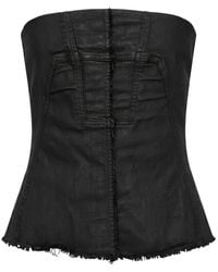 Rick Owens - Splintered Bustier Top - Lyst