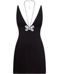 Area - Kleid Mit Schmetterlingsmotiv - Lyst