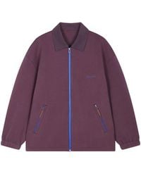 CROQUIS - Logo-Embroidered Zip-Up Jacket - Lyst
