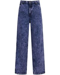 Marni - Gerade Jeans mit Stone-Wash-Effekt - Lyst