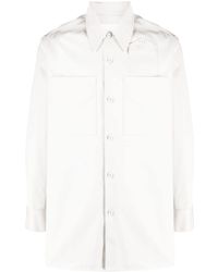 Jil Sander - Patch-pockets Cotton Shirt - Lyst