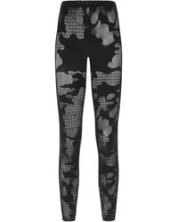 Gcds - Mesh-Leggings Mit Camouflagemuster - Lyst