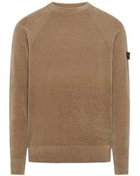 Peuterey - Sironi 01 Ribbed-Knit Raglan-Sleeve Sweater - Lyst
