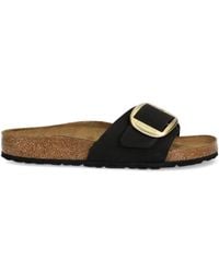 Birkenstock - Madrid Buckle-Detail Slides - Lyst
