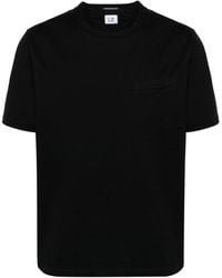 C.P. Company - T-shirt en coton à logo brodé - Lyst