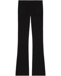 Courreges - Ribbed Flared Trousers - Lyst